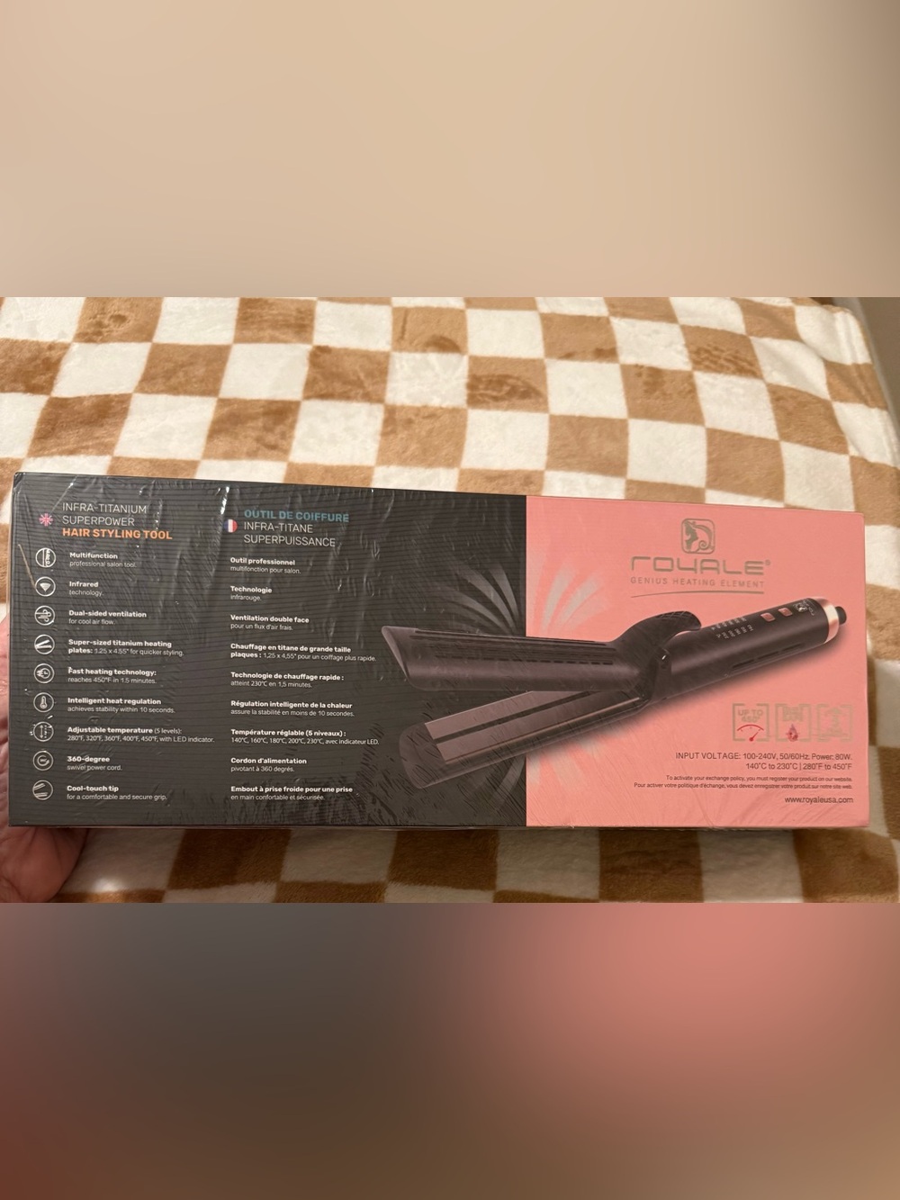 Royals Infra-Titanium Superpower Hair Styling Tool